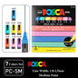 New Uni Posca Marker Pen Set PC-1M/3M/5M/8K/17K