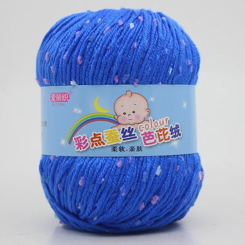High Quality Wool Thread Eco-dyed Needlework Baby Cotton Cashmere Yarn