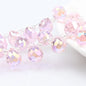 Austria AB Color Crystal Strawberry Beads 10*8mm Shiny Faceted Glass Beads