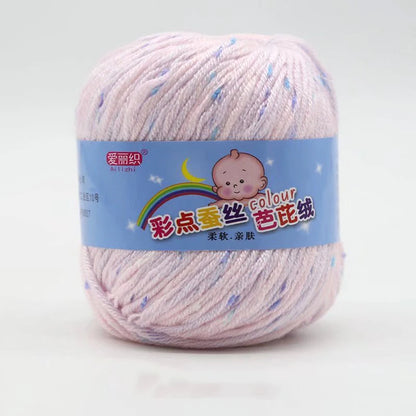 High Quality Wool Thread Eco-dyed Needlework Baby Cotton Cashmere Yarn