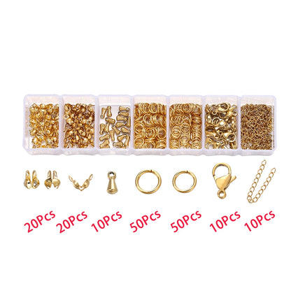 210-400pcs/Box Jewelry Making Kits Lobster Clasp