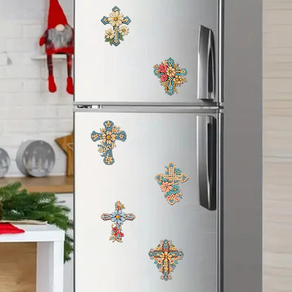 6Pcs Acrylic Cross Diamond Painting