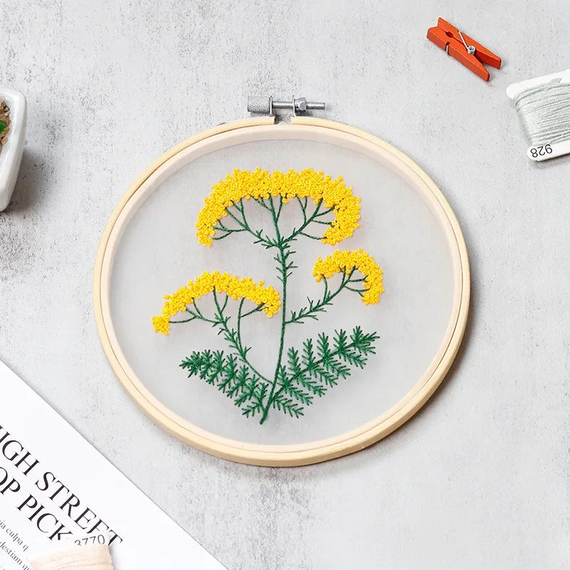 Transparent Double-Sided Embroidery Kit