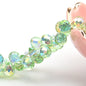 Austria AB Color Crystal Strawberry Beads 10*8mm Shiny Faceted Glass Beads