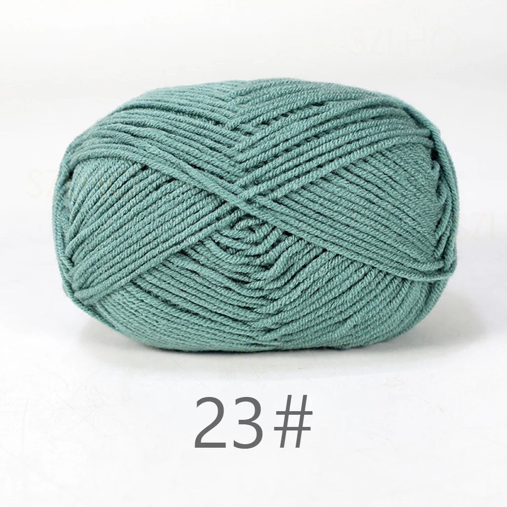 A1-a 50g/Set Soft Milk Cotton Yarn for Crochet Threads for Knitting