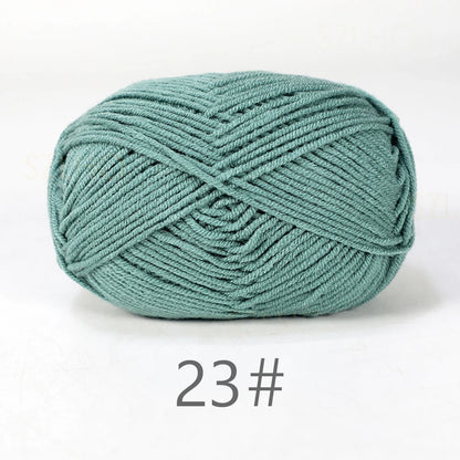 A1-a 50g/Set Soft Milk Cotton Yarn for Crochet Threads for Knitting