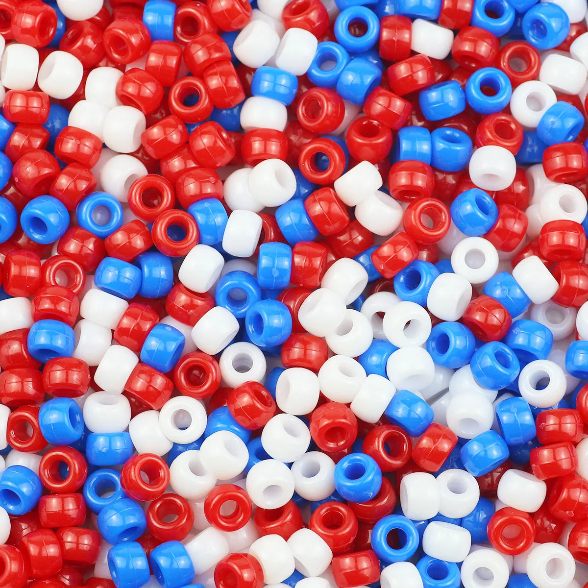 200-1200Pcs multi-colored Large Hole Pony Beads