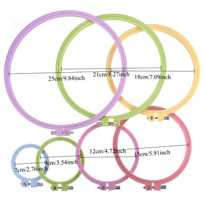 Embroidery Hoops Random Color
