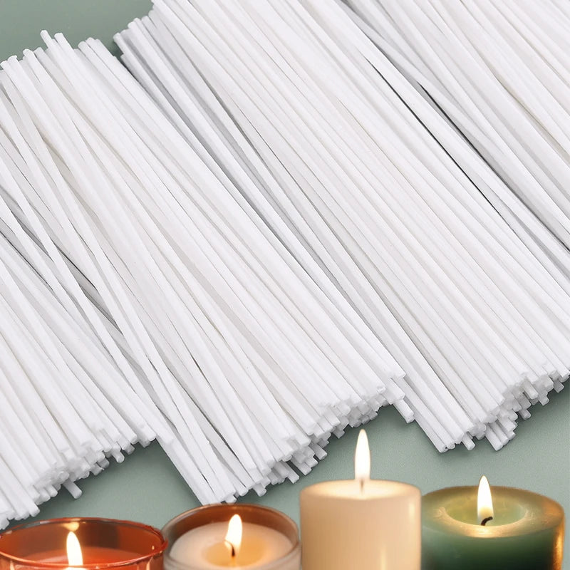 50/100Pcs Candle Wicks Waxed Cotton Set Smokeless