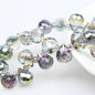 Austria AB Color Crystal Strawberry Beads 10*8mm Shiny Faceted Glass Beads