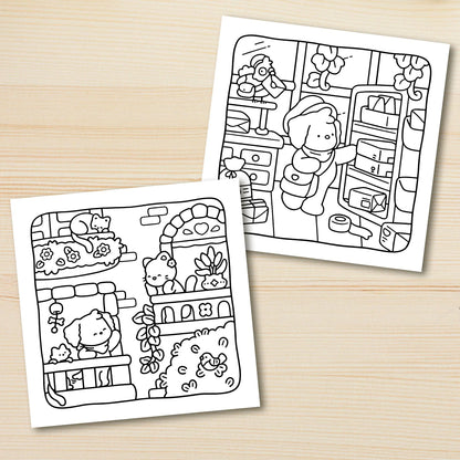 CALM DAYS Bold-easy Patterns Coloring Book