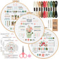 3/4pcs Embroidery Starter Kit for Diy Crafter