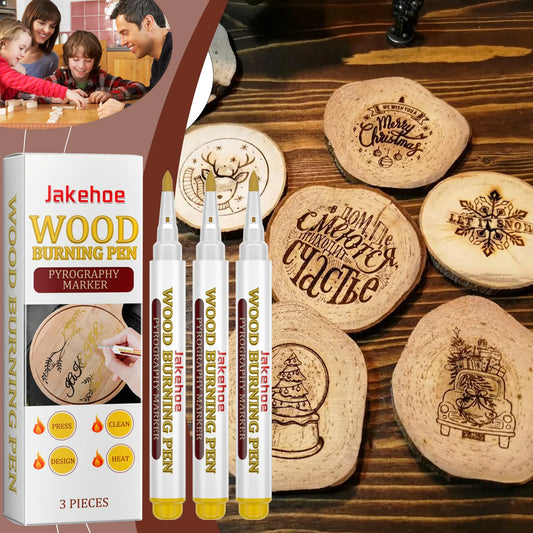Wooden Burning Marker Pens