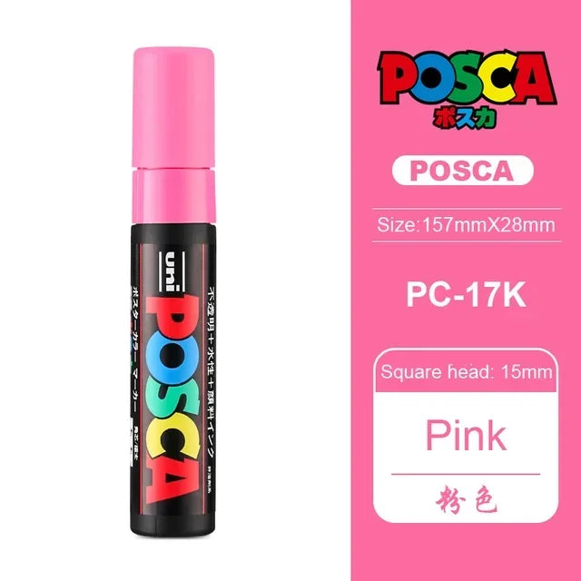 UNI POSCA PC-17K Marker Graffiti Paint Pen Art Markers