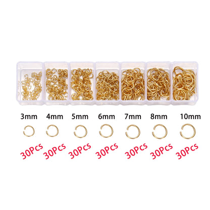 210-400pcs/Box Jewelry Making Kits Lobster Clasp
