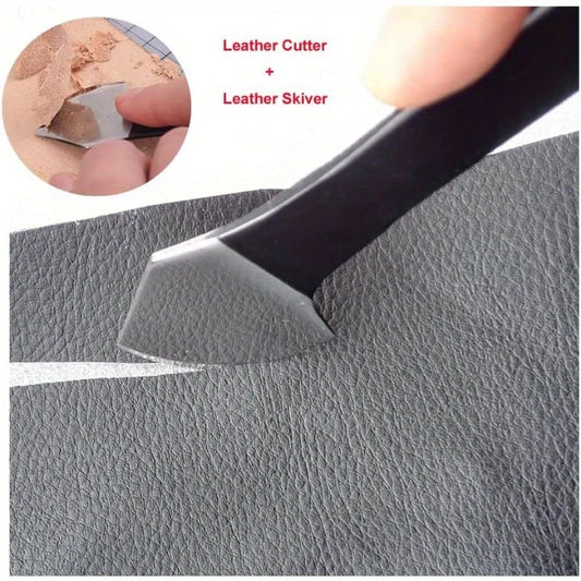 1PC Leather Cutting Knife Tool Leather Craft Skiving Sharp Handle Knife