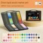 ENMY Acrylic Paint Markers Pen Soft Head Direct Liquid