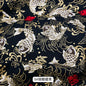 50x145cm Japanese Kimono Bronzed Fabric