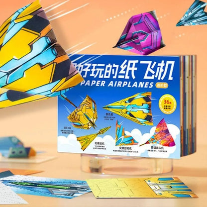 Montessori Origami Airplane Set 36 Sheets