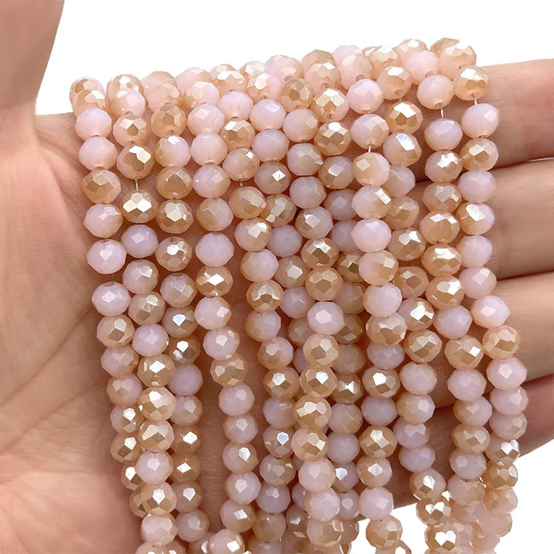 2 3 4 6 8mm Austria Faceted Crystal Beads Rondelle