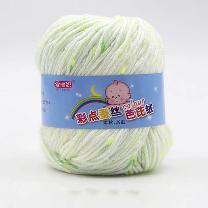 High Quality Wool Thread Eco-dyed Needlework Baby Cotton Cashmere Yarn