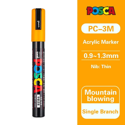Uni Posca Full Marker PC-1M 3M 5M Multi-Colours Acrylic
