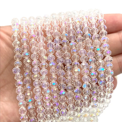 2 3 4 6 8mm Austria Faceted Crystal Beads Rondelle