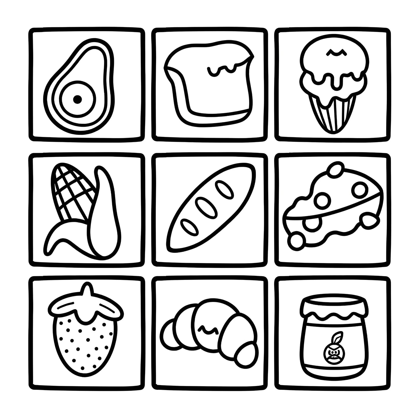 PATTERN TO CHILL Bold-easy Coloring Book for Adults