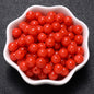 6-18mm Gradient Acrylic Beads Round Cat's Eye  Loose Spacer Beads