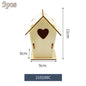 5pcs Unfinished Blank Wooden Birdhouses