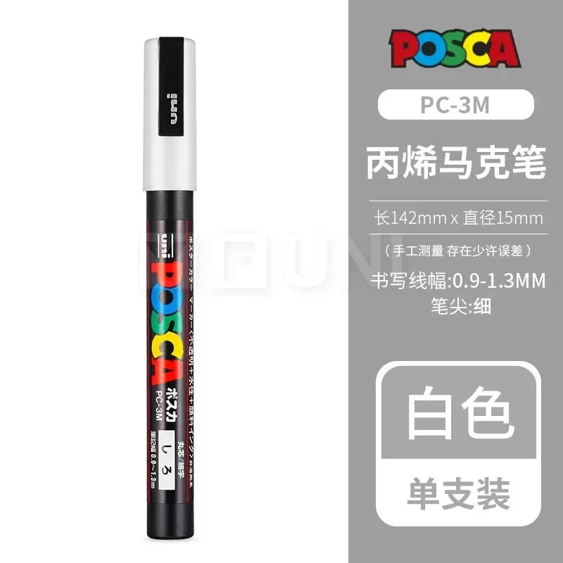 Uni Posca Full Marker PC-1M 3M 5M Multi-Colours Acrylic