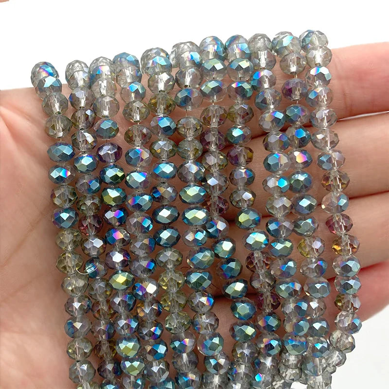 2 3 4 6 8mm Austria Faceted Crystal Beads Rondelle