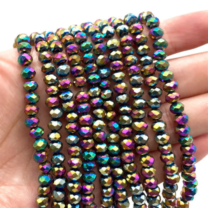 2 3 4 6 8mm Austria Faceted Crystal Beads Rondelle