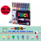 New Uni Posca Marker Pen Set PC-1M/3M/5M/8K/17K