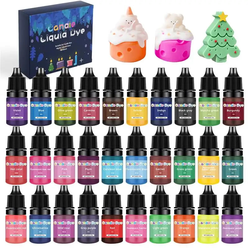 Candle Dyes Kit Liquid Colorant Pigment Set