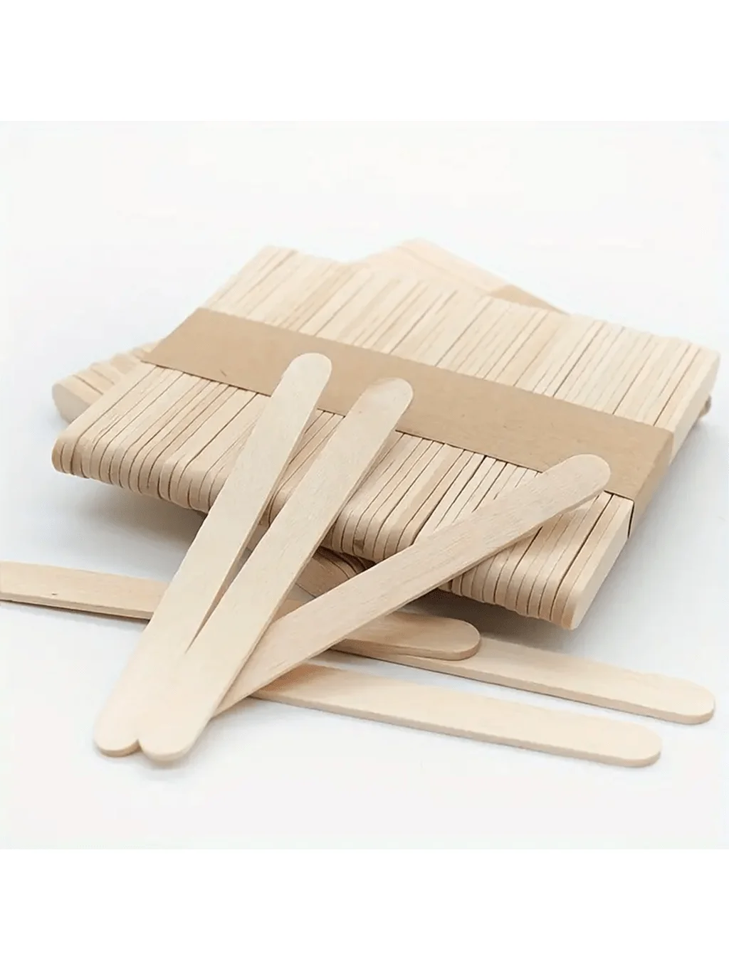 50/100/200 Pieces 11.4cm/4.5 inch Small Wooden Craft Sticks