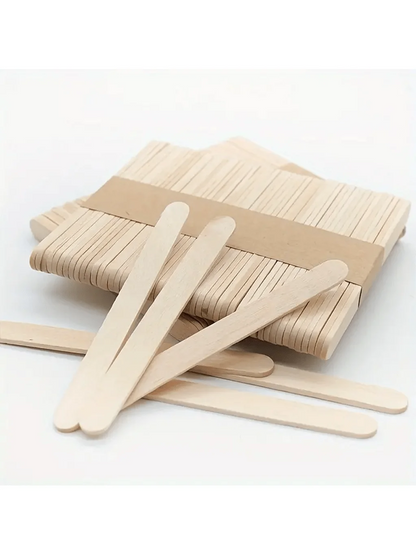 50/100/200 Pieces 11.4cm/4.5 inch Small Wooden Craft Sticks
