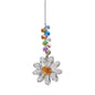 1/5pcs Crystal Sunflower Suncatchers Hanging Ornaments