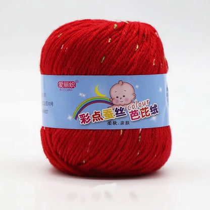 High Quality Wool Thread Eco-dyed Needlework Baby Cotton Cashmere Yarn