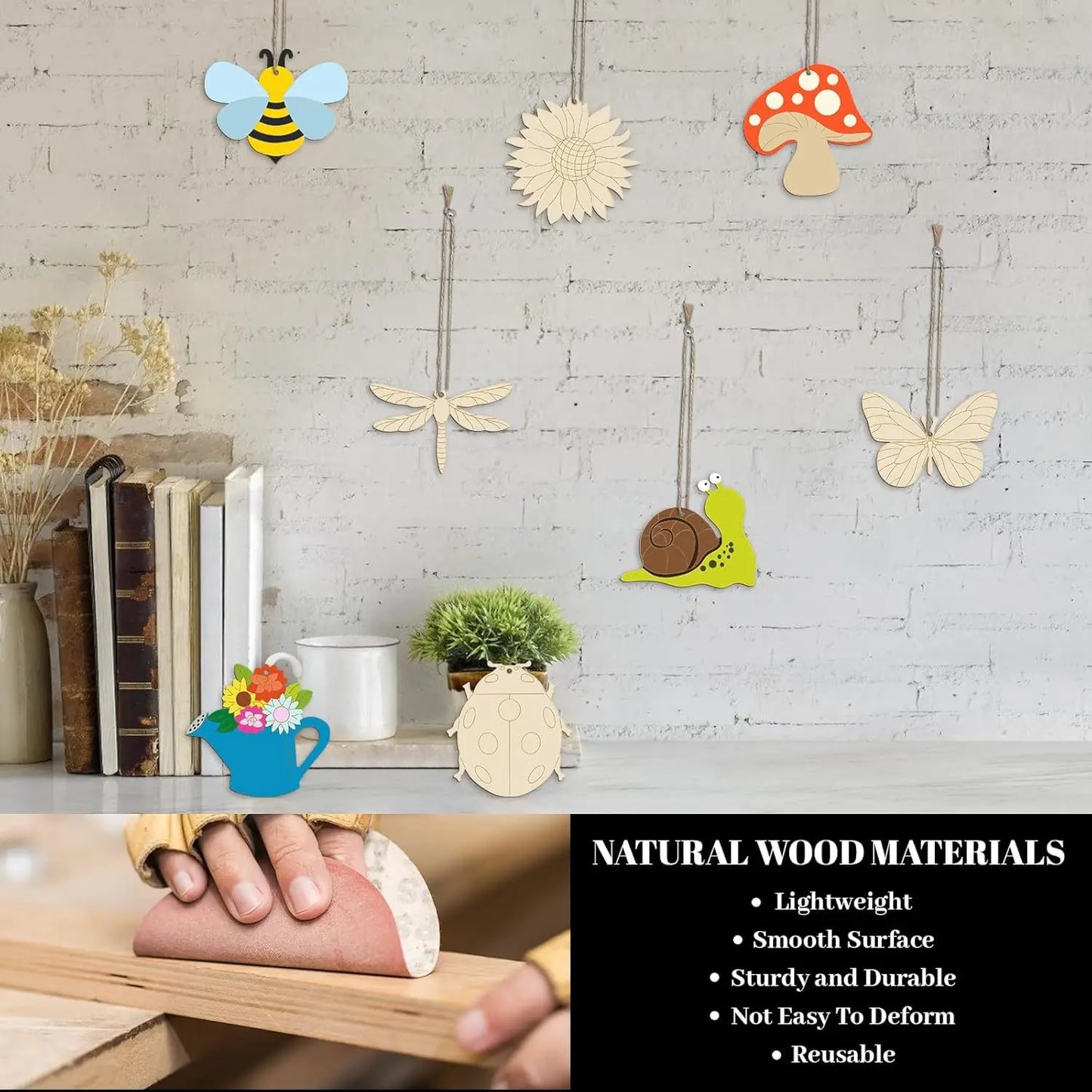 80pcs/Set Wooden