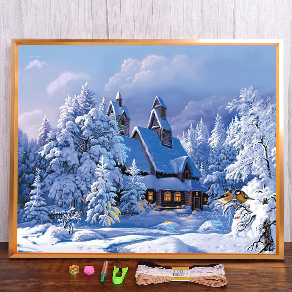 Meian Landscape DIY 11CT Cross Stitch Embroidery Kits