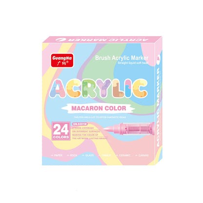 24 Colors Skin Tone Acrylic Paint Pens