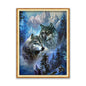 Meian Moon And Wolf DIY Embroidery 11CT Cross Stitch Kits