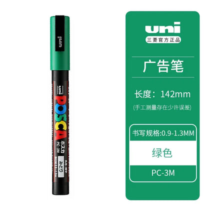 Uni Posca Full Marker PC-1M 3M 5M Multi-Colours Acrylic