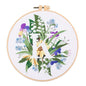 Letter Embroidery DIY Flowers Painting Full Needlework Bag