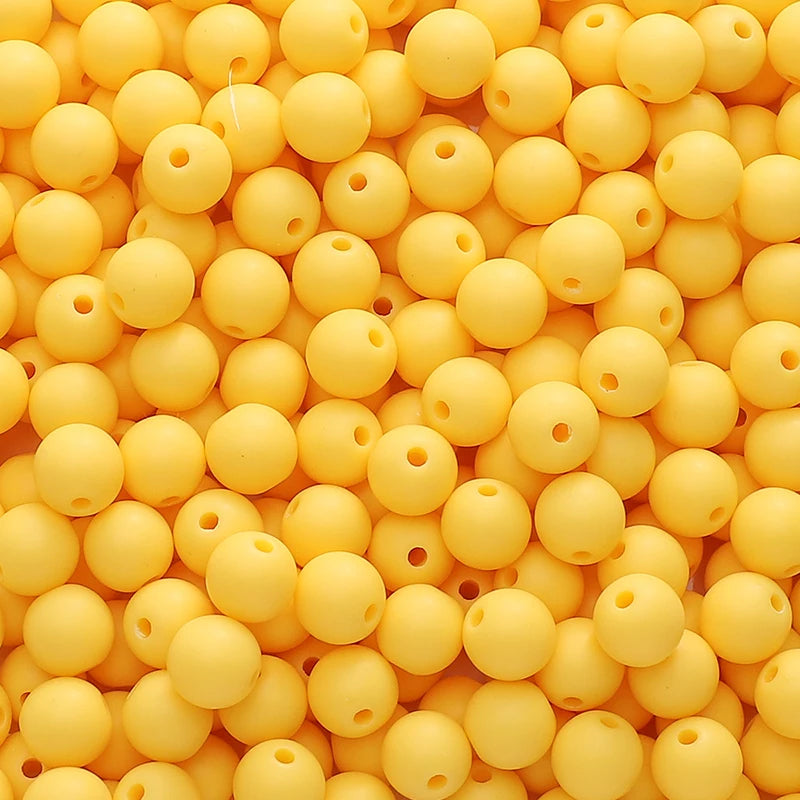 50-100pcs 8/10mm Acrylic Frosted Matte Round Beads Multi Color