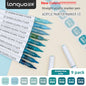 LANGUO 207/9 Colors Direct Liquid Acrylic Marker Soft Brush Paint Pen