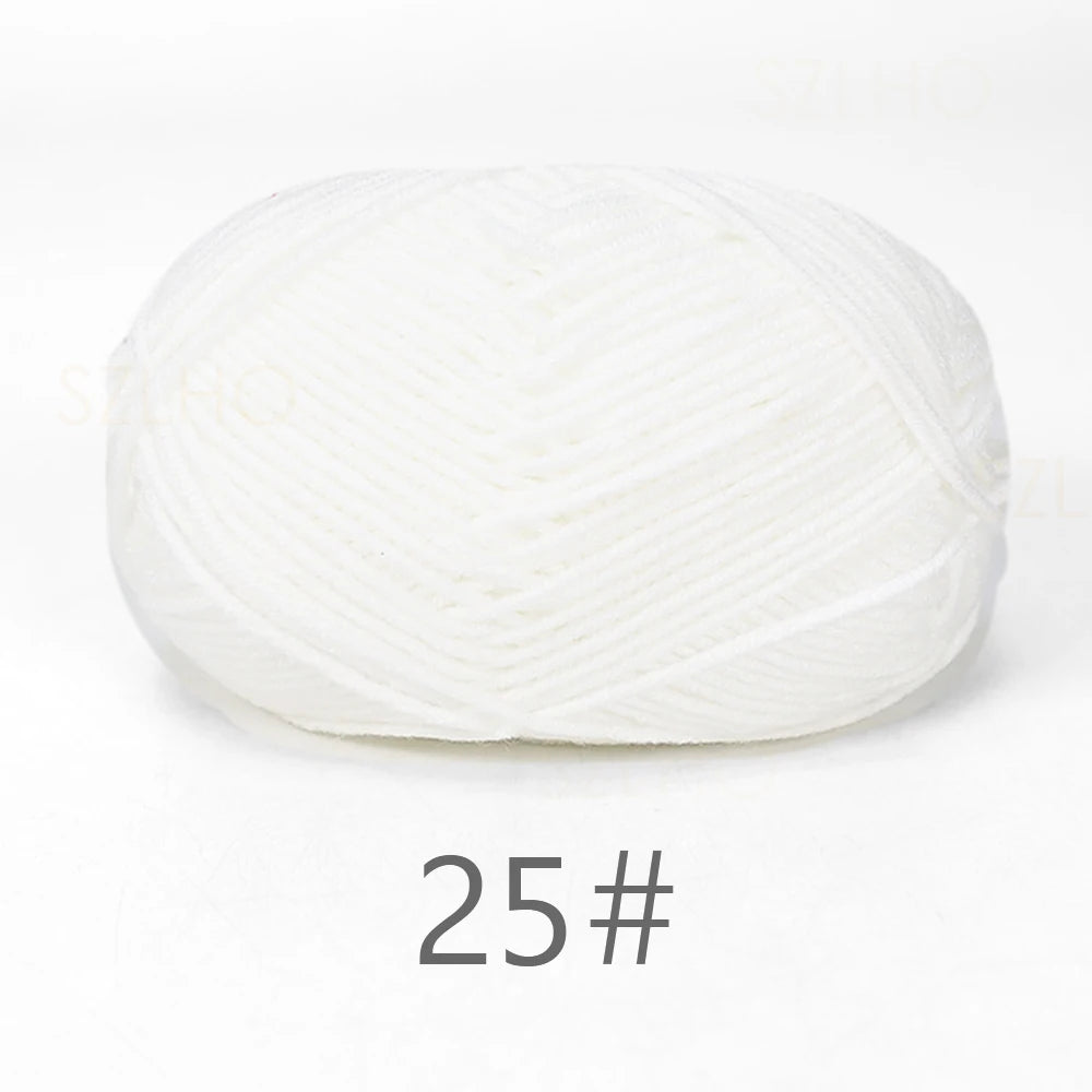 A1-a 50g/Set Soft Milk Cotton Yarn for Crochet Threads for Knitting