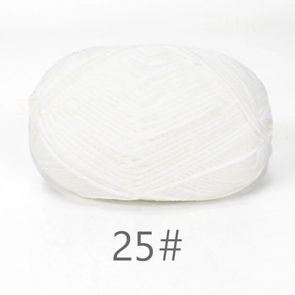 A1-a 50g/Set Soft Milk Cotton Yarn for Crochet Threads for Knitting