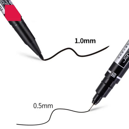 1/6 PCS Permanent Marker Pen Manga Drawing Markers  Waterproof Ink Sketch Pens